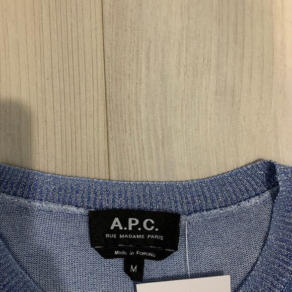 APC Metallic Blouse Size M - Picture 2 of 4